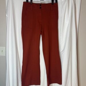 Anthropologie Maeve Terracotta Pants